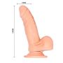 Realistyczny penis sex dildo z wibracją 15 cm - 8